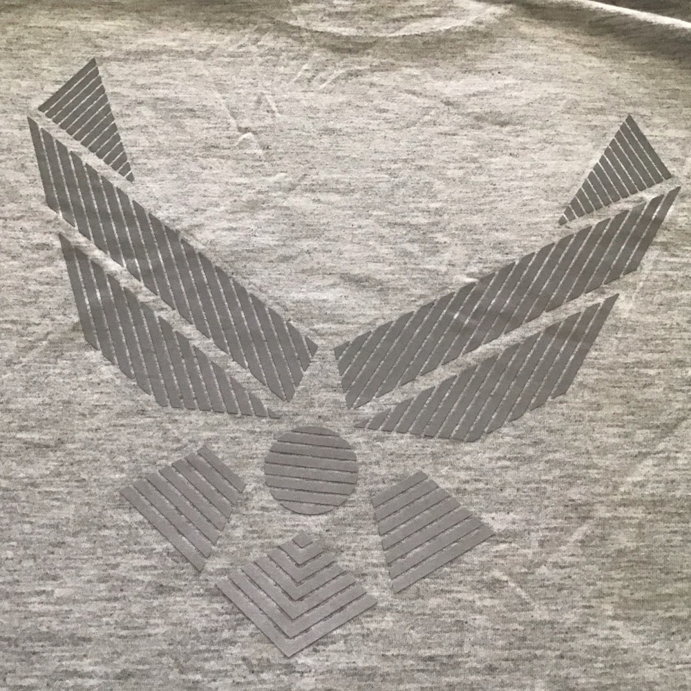 USAF AIRFORCE reflective PT t-Shirt  L